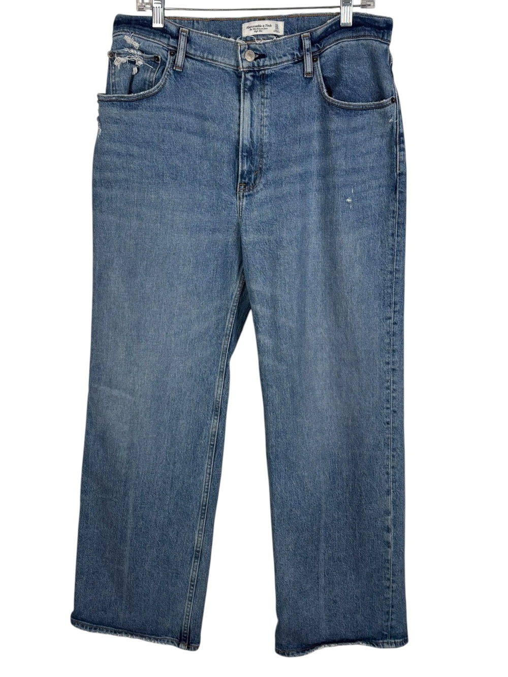 Abercrombie & Fitch The 90s Relaxed Jean High Rise Straight Denim 31/12S Casual